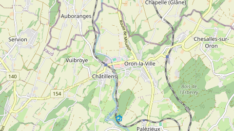 Carte de localisation de l'évènement