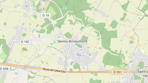 Carte de localisation de l'évènement