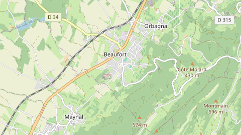 Carte de localisation de l'évènement