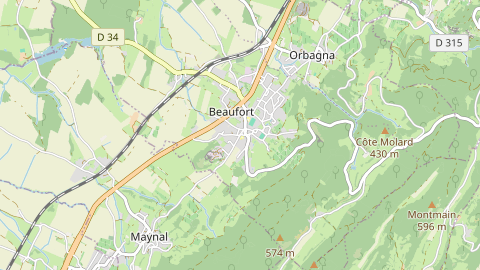 Carte de localisation de l'évènement