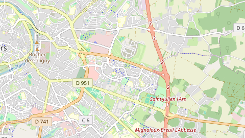 Carte de localisation de l'évènement