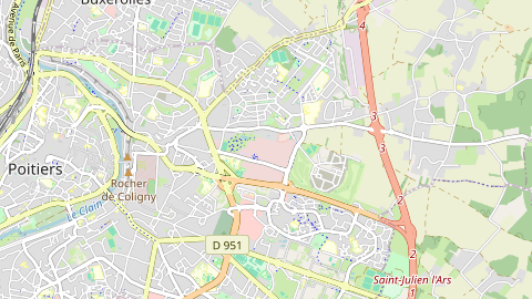 Carte de localisation de l'évènement