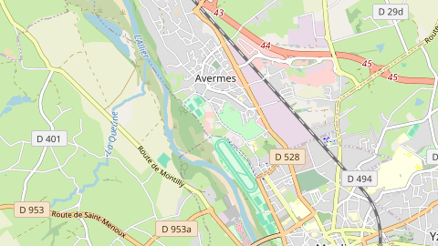 Carte de localisation de l'évènement