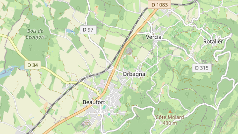 Carte de localisation de l'évènement