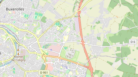 Carte de localisation de l'évènement