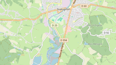 Carte de localisation de l'évènement