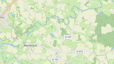 Carte de localisation de l'évènement