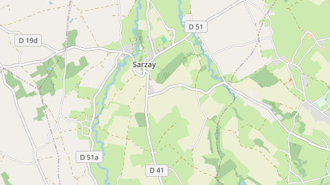 Carte de localisation de l'évènement