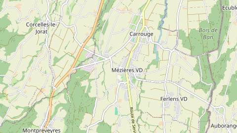 Carte de localisation de l'évènement