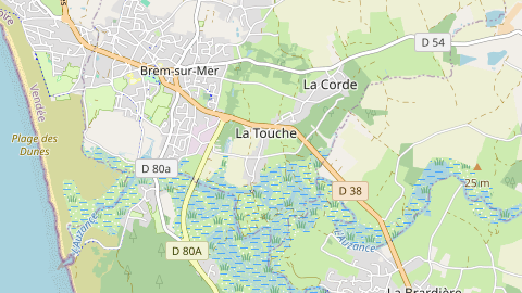 Carte de localisation de l'évènement