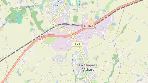 Carte de localisation de l'évènement