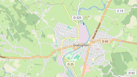 Carte de localisation de l'évènement