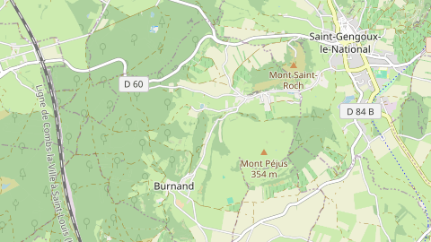 Carte de localisation de l'évènement