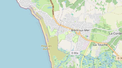 Carte de localisation de l'évènement