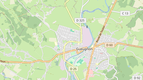 Carte de localisation de l'évènement