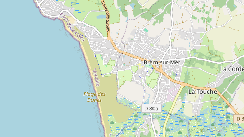 Carte de localisation de l'évènement