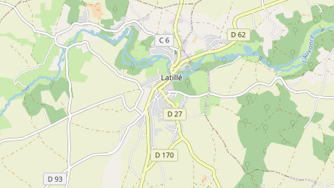 Carte de localisation de l'évènement