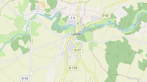 Carte de localisation de l'évènement