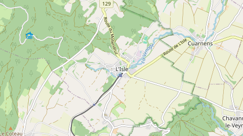 Carte de localisation de l'évènement