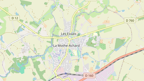 Carte de localisation de l'évènement