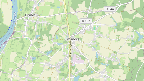 Carte de localisation de l'évènement