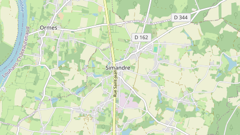 Carte de localisation de l'évènement