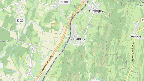 Carte de localisation de l'évènement