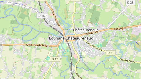 Carte de localisation de l'évènement