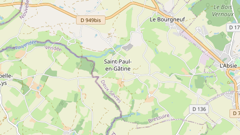 Carte de localisation de l'évènement