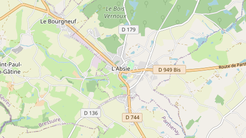 Carte de localisation de l'évènement