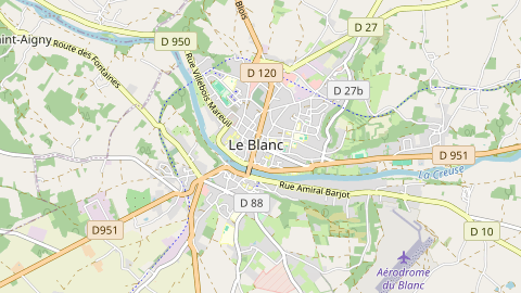 Carte de localisation de l'évènement