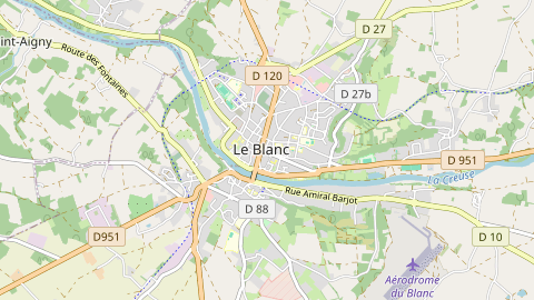 Carte de localisation de l'évènement