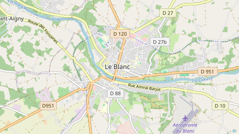 Carte de localisation de l'évènement