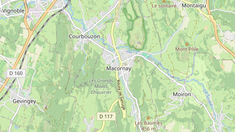 Carte de localisation de l'évènement