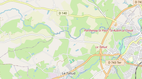 Carte de localisation de l'évènement