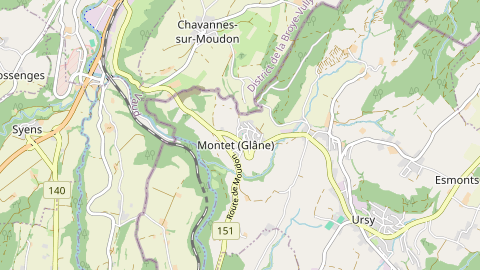 Carte de localisation de l'évènement