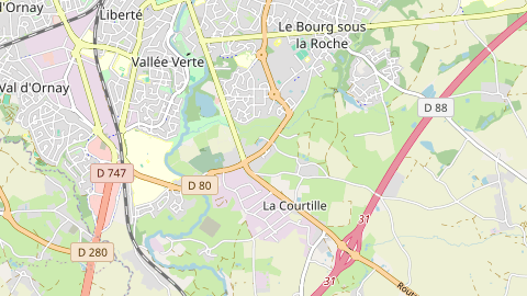 Carte de localisation de l'évènement