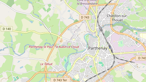 Carte de localisation de l'évènement