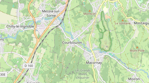 Carte de localisation de l'évènement