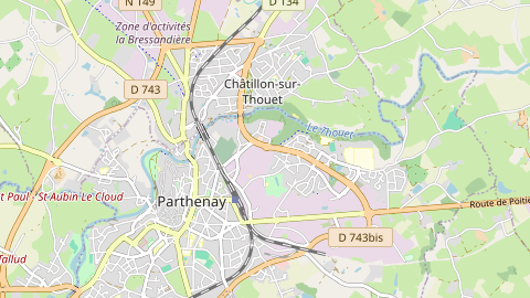 Carte de localisation de l'évènement