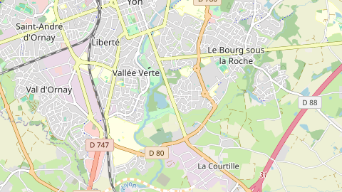 Carte de localisation de l'évènement