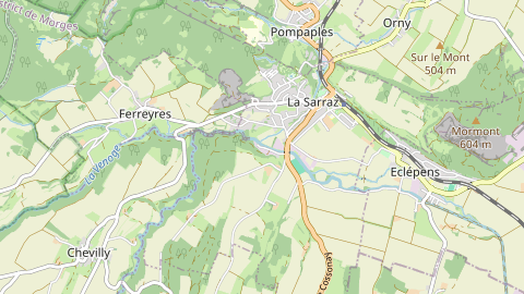Carte de localisation de l'évènement