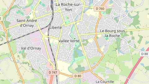 Carte de localisation de l'évènement