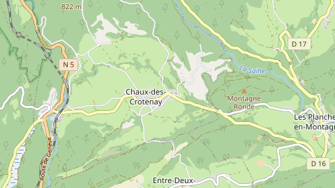 Carte de localisation de l'évènement