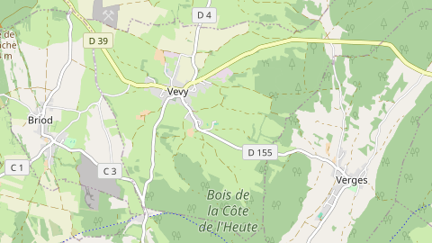 Carte de localisation de l'évènement