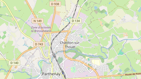 Carte de localisation de l'évènement