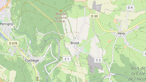 Carte de localisation de l'évènement