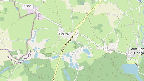 Carte de localisation de l'évènement