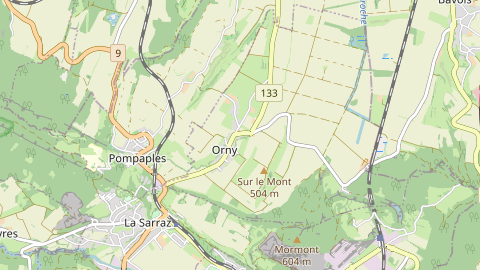 Carte de localisation de l'évènement