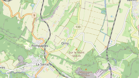 Carte de localisation de l'évènement